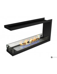 Биокамин Contour торцевой сквозной 900 (ESTETIC FLAME) Zefire