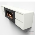 Тумба с биокамином Firelight BFP/P-1700 lux белая