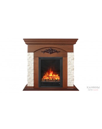 Электрокамин Neapolis NT с очагом Eugene