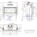 Топка-камин Brunner BKH 5.0 flat 42-98 ST Топка-камин Brunner BKH 5.0 flat 42-98 ST