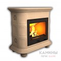Изразцовый камин Прованс КимрПечь пристенный однотонный А