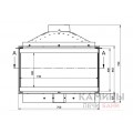 Каминная топка KFD ECO MAX 7 3F basic