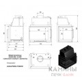 Каминная топка Kratki Zuzia/PW/BL/19/BS/W Каминная топка Kratki Zuzia/PW/BL/19/BS/W