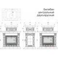 Изразцовый камин Билибин КимрПечь центральный двухъярусный Художественный Изразцовый камин Билибин КимрПечь центральный двухъярусный Художественный