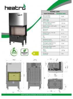 Каминная топка Heatro 55PH