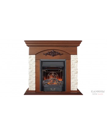 Электрокамин Neapolis NT с очагом Majestic Lux BL RC