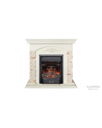 Электрокамин Neapolis WT с очагом Majestic Lux BL RC