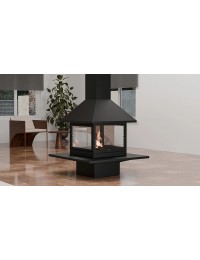 Дровяной камин Traforart Vulcano Central Enclosure