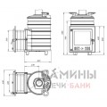 Печь для бани Искандер ЗК 25 (M) Ураган чугун