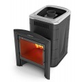  Дровяная печь для бани Термофор Гейзер Мини 2016 Carbon Витра