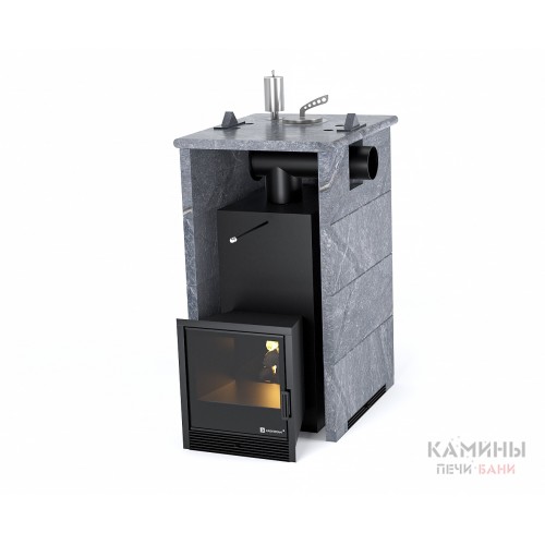 Печь ИзиСтим «АНАПА» В ТРЕХСТОРОННЕМ КОЖУХЕ С БОКОВЫМ ПОДКЛЮЧЕНИЕМ Печь ИзиСтим «АНАПА» В ТРЕХСТОРОННЕМ КОЖУХЕ С БОКОВЫМ ПОДКЛЮЧЕНИЕМ