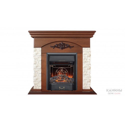 Электрокамин Neapolis NT с очагом Majestic Lux BL RC Электрокамин Neapolis NT с очагом Majestic Lux BL RC