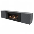 Тумба с биокамином Firelight BFP-P1700V графит Тумба с биокамином Firelight BFP-P1700V графит