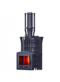 Печь Авангард ЗК 40 (П2) Pro Ураган Тюльпан