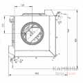 Каминная топка 38x38x57 K 2.0 Каминная топка 38x38x57 K 2.0