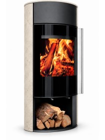 Дровяная печь-камин Ember D14 FG Limestone