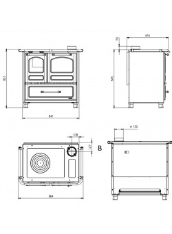 Печь камин La Nordica Family 4,5