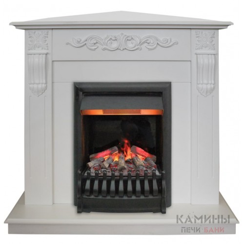 Электрокамин RealFlame Dominica Corner WT с Oregan 3D Электрокамин RealFlame Dominica Corner WT с Oregan 3D