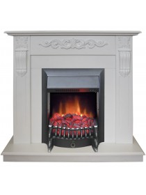 Электрокамин RealFlame Dominica WT с Fobos s Lux BL