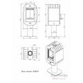 Печь-камин Мета-Бел Луара Печь-камин Мета-Бел Луара