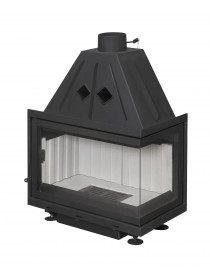 Каминная топка Экокамин Альфа 700 R два стекла правая