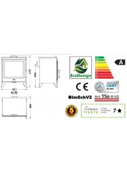 Печь-камин Panadero Orleans