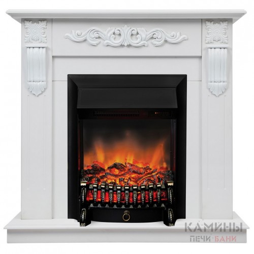 Электрокамин Dominica WT с очагом Fobos Lux RC Электрокамин Dominica WT с очагом Fobos Lux RC