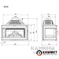 Каминная топка KAWMET W16 RB с угловым правым стеклом без перегородки Каминная топка KAWMET W16 RB с угловым правым стеклом без перегородки