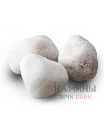 Камень для бани Белый кварц (15 кг)
