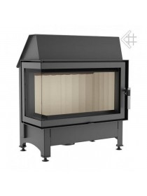 Каминная топка Kratki Zibi/L/BS (угловое стекло слева)