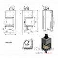 Каминная топка Kratki MBN/P/BS
