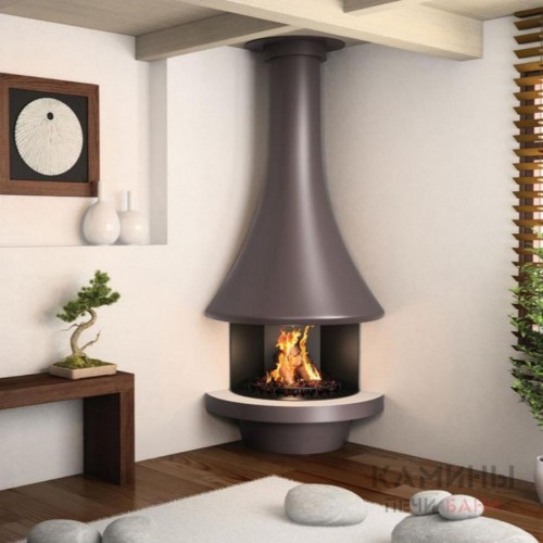 Угловой открытый камин Eva 992 JC Bordelet 