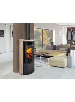 Печь-камин Romotop стальная Laredo 04 песчаник