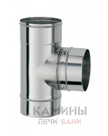 Тройник дымохода 90°