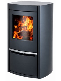 Дровяная печь-камин Ember IS5L rounded sides
