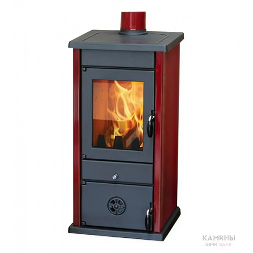 Печь-камин MBS VESTA ECO бордовая Печь-камин MBS VESTA ECO бордовая