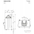 Каминная топка Hoxter HAKA 67/38(N)