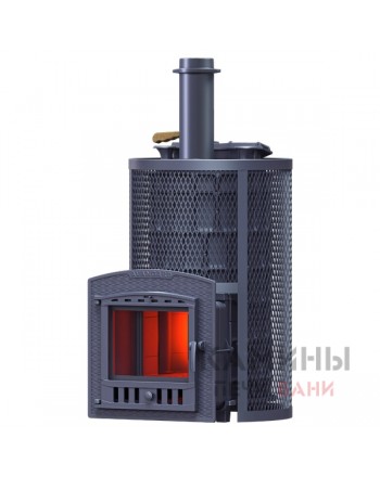 Печь AVANGARD ЗК 40 (П2) Ураган в круглой сетке