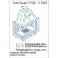 Каминная топка Экокамин Альфа 700 L два стекла левая Каминная топка Экокамин Альфа 700 L два стекла левая