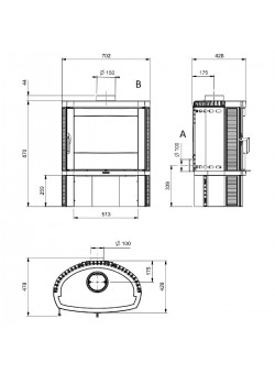 Печь камин La Nordica Jennifer
