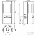 Газовая печь-камин Ember G3 gas balance