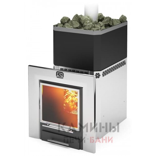 Дровяная печь для бани Теплодар Русь 27 ЛНЗП Панорама Дровяная печь для бани Теплодар Русь 27 ЛНЗП Панорама