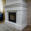 Комплект каминной облицовки Альбион. Цвет: Белый Антик