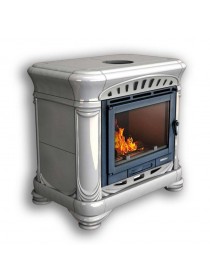 Изразцовый камин Модерн пристенный однотонный А