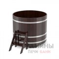 Купель для бани круглая из дуба