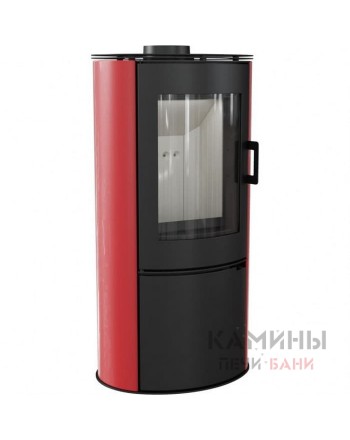 Печь-камин Kratki Koza/AB/S/DR/Kafel/Czerwony