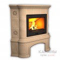 Изразцовый камин Прованс КимрПечь угловой однотонный А с дровником Изразцовый камин Прованс КимрПечь угловой однотонный А с дровником
