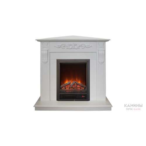 Электрокамин Dominica Corner WT с очагом Eugene Электрокамин Dominica Corner WT с очагом Eugene