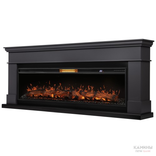 Каминокомплект: Очаг Royal Thermo Aurora RTFP/P-AR60LS, портал California 60 G, графит Каминокомплект: Очаг Royal Thermo Aurora RTFP/P-AR60LS, портал California 60 G, графит