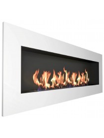 Биокамин Elliot 1800 с белой рамкой (ZeFire)